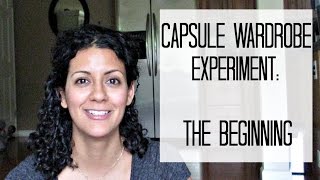 Capsule Wardrobe Experiment- The Beginning