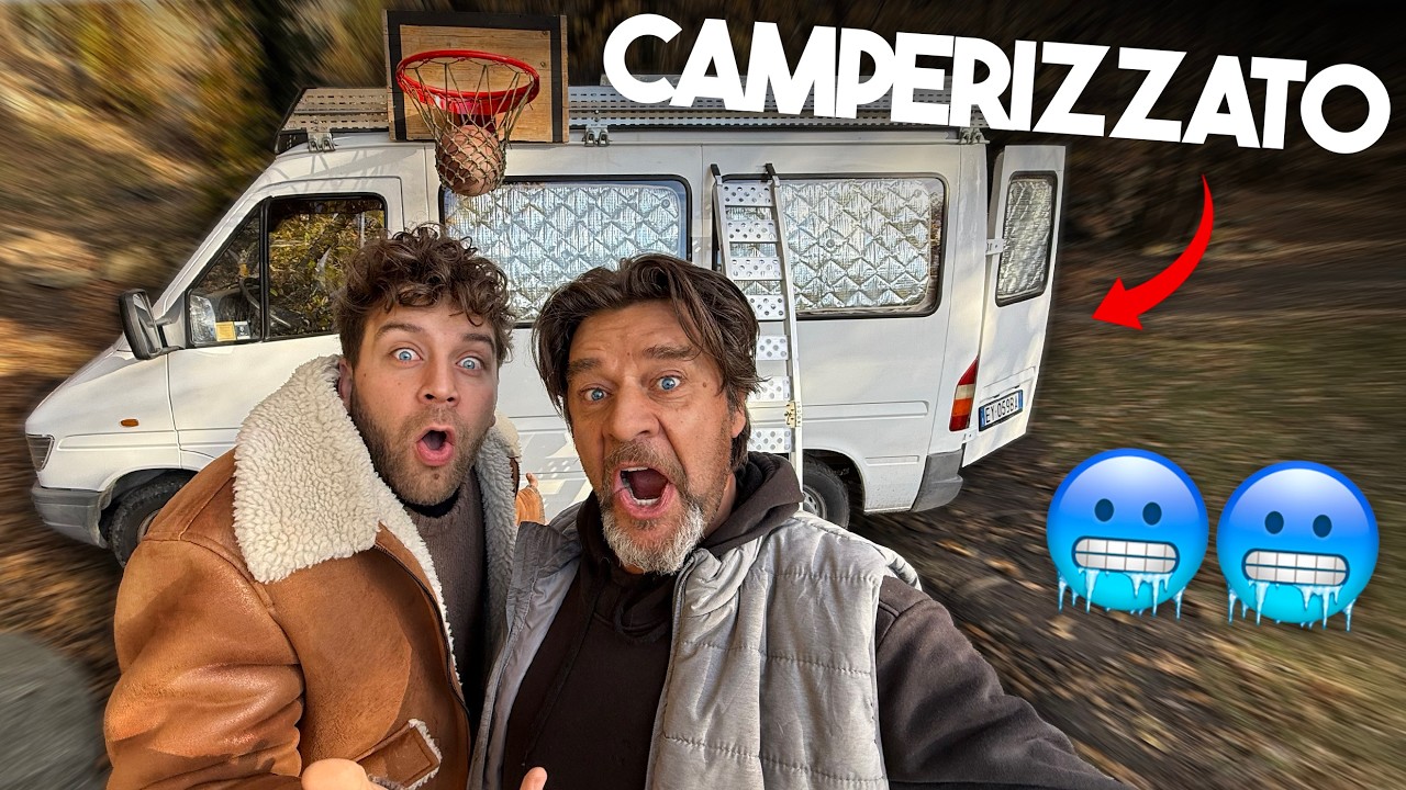 SOPRAVVIVEREMO NEL FURGONE CAMPERIZZATO DI DADA? *ipotermico*
