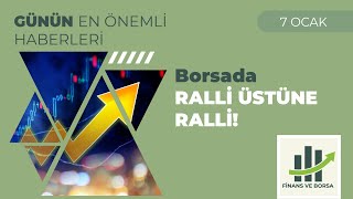 Borsa Yorumu Borsada Ralli Devam Ediyor
