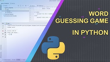 Python Program for Word Guessing Game in 5 minutes