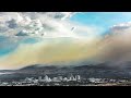 American Fire - Thunderstorm Outflows Transports Smoke into Reno, NV