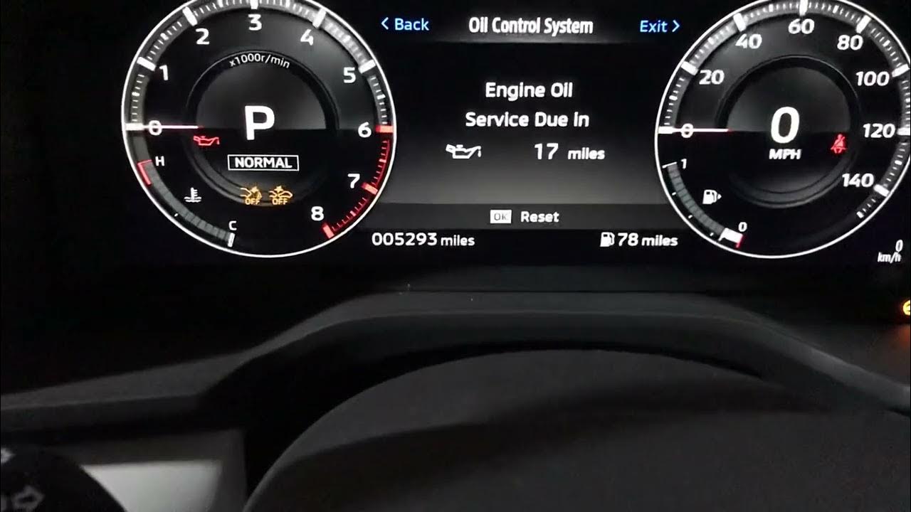 2022 Mitsubishi Outlander Oil Reminder Reset - YouTube