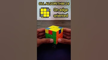 OLL ALGORITHM 24 IN 3X3X3 CUBE