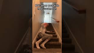 When kids hear cocomelon 😂💀