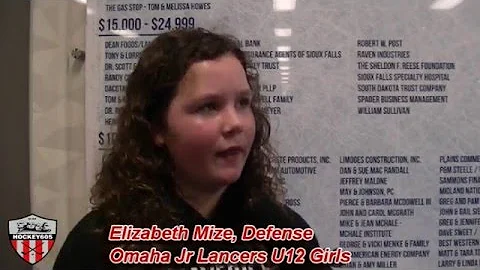 Elizabeth Mize of @OmahaHockeyClub Jr Lancers 12U ...