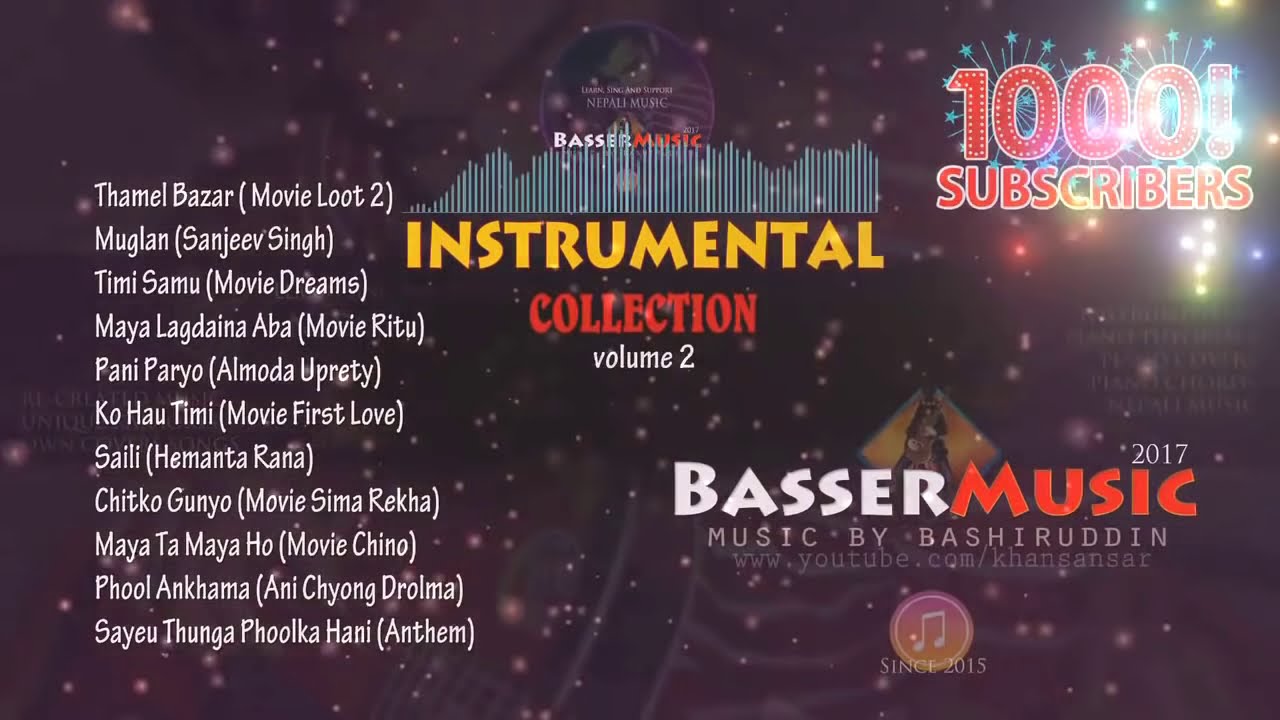 Nepali Instrumental Music  Nepali Dhun Haru  BasserMusic  Instrumental Songs