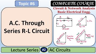 A.C. Through Series R-L Circuit - AC Circuits - Basic Electrical Engineering