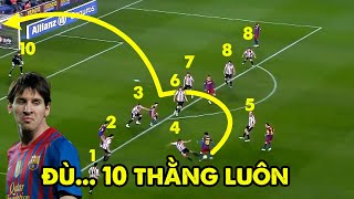 9 Điều giật mình khi xem cách Messi xử lí bóng khiến ai cũng phải nể sợ