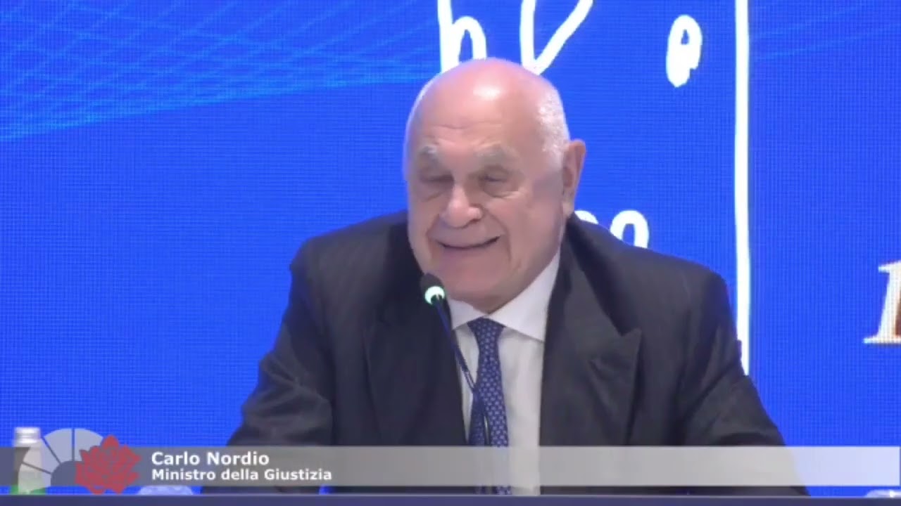 Il ministro Nordio al congresso dell'Anm a Palermo