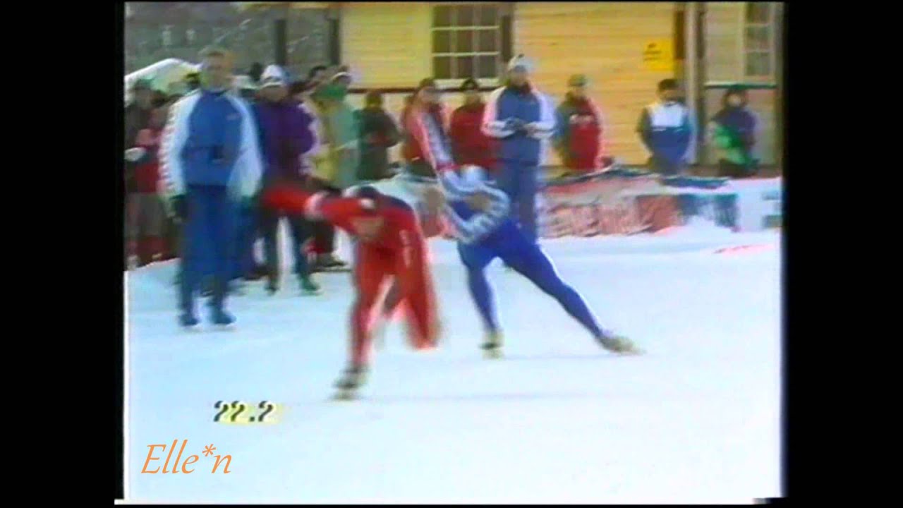 World Championships Sprint Tromsø 1990 - 500 m Strøm - Boelsma