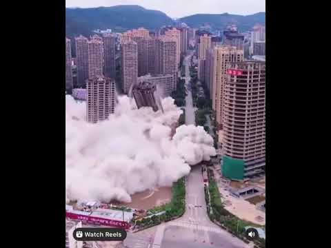 tower, building demolition in china 2022| building, towers distroyed in china/twin tower latest