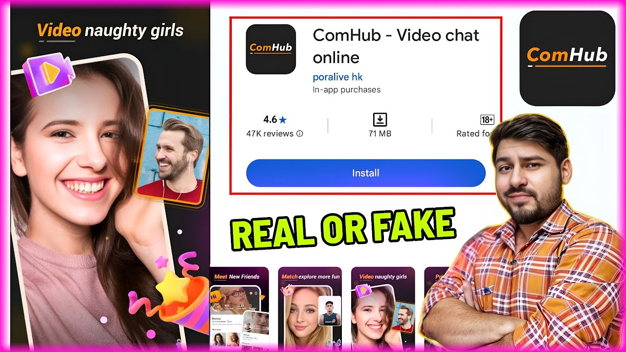 ComHub App Review | Trending Free Video Call Apps | Free Video Call Apps | ComHub App real or Fake