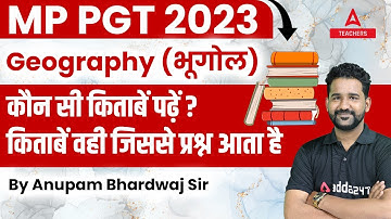 MP PGT VACANCY 2023 | MP PGT Geography Books 2023