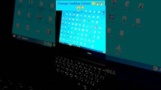 How To Change Taskbar Colour 😳🔥🔥  || #shortvideo #shorts #viral #ytshorts #clustercomputing screenshot 4