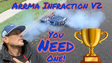 Arrma Infraction V2 8s stress relief 🔥💨💥🚀💯💪