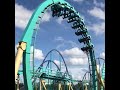 🙂🙃🙂 I love how this loop is only halfway above ground #rollercoaster #seaworldorlando #kraken