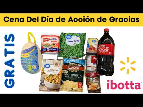 Cena del Día de Acción de Gracias 2020 Gratis con la app de Ibotta y Walmart