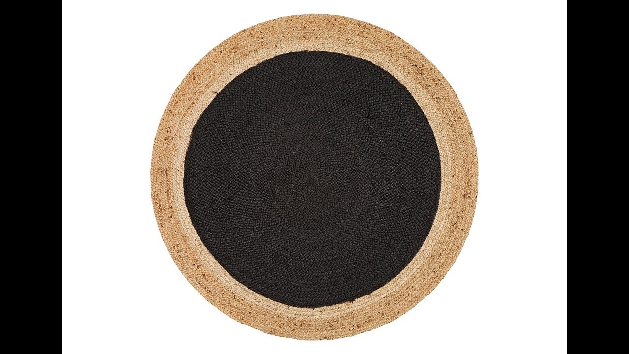 Buy Habitat Braided Jute Circle Rug - 120X120cm - Natural, Rugs