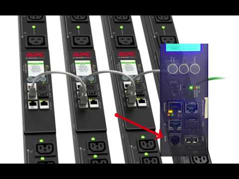 How to set IP address, enable WEB access on APC 9000 Series Netshelter Power Distributions Units PDU