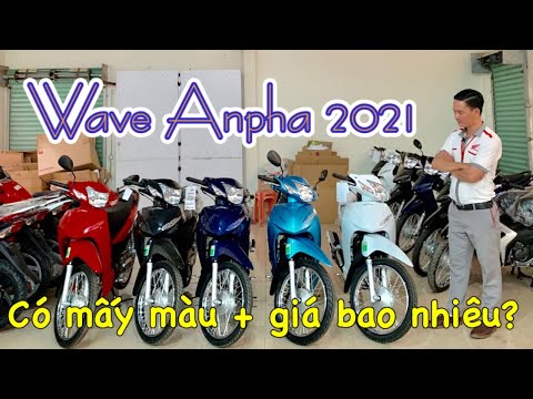 Các Màu Xe Wave A - Wave anpha 2021 | Màu sắc + Giá xe | Minh Nam Lê