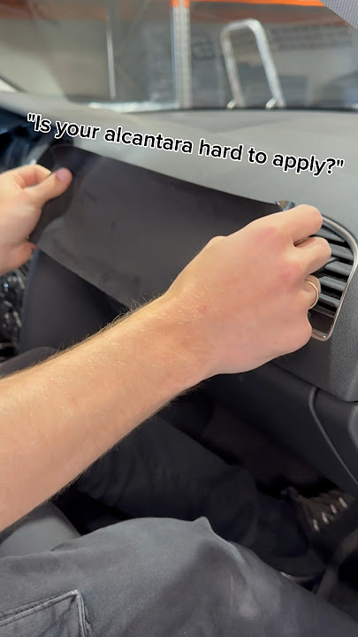 Alcantara wrap install video - autohobby.no