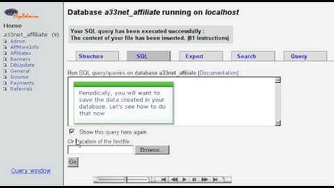 Usando o PHPMyAdmin - cPanel