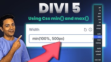 Using min() and max() In Divi 5 To Create Intelligent Layouts