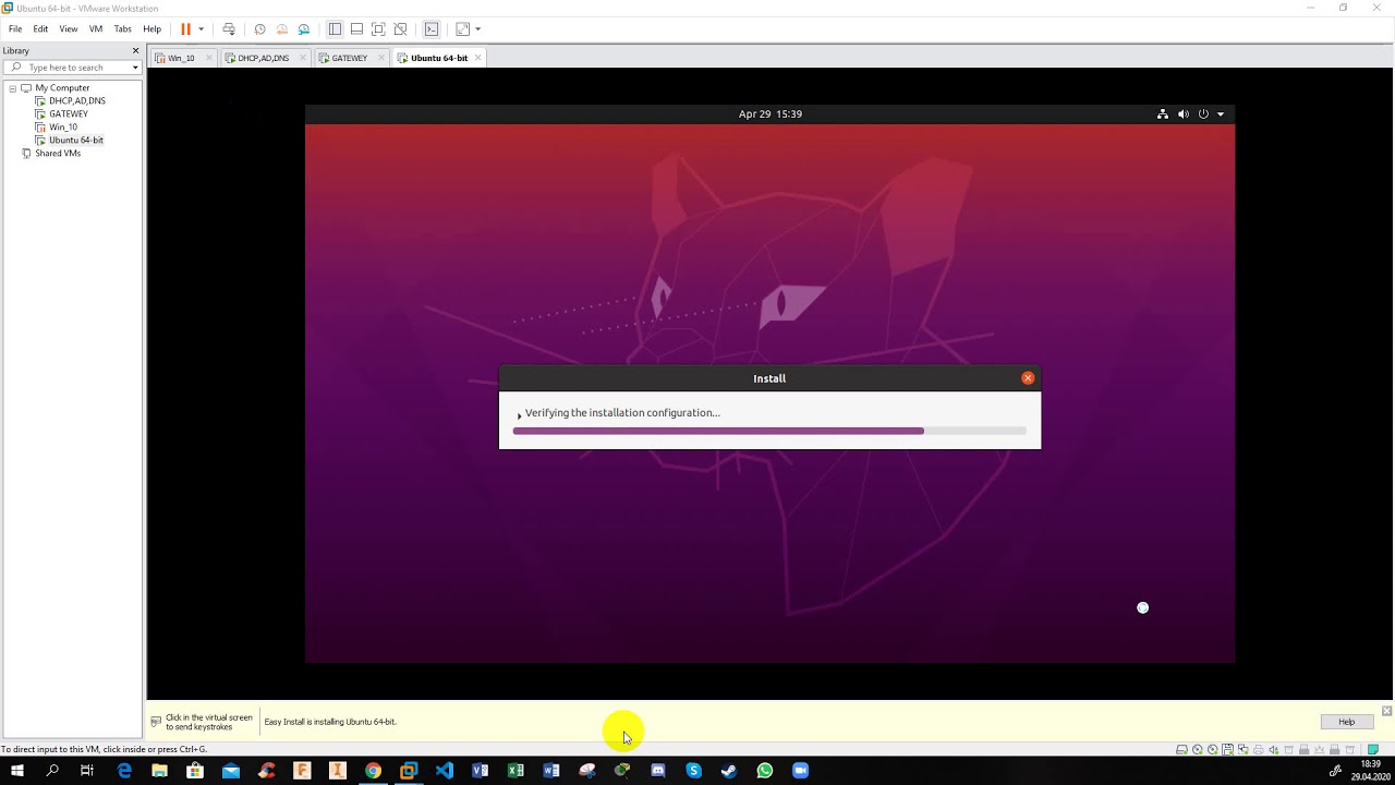 vmware ubuntu image