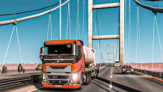 ❤1239 Km |1Hr Driving | Volvo | Euro Truck Simulator 2 ‎| Sheffield to Esbjerg | realistic gameplay❤