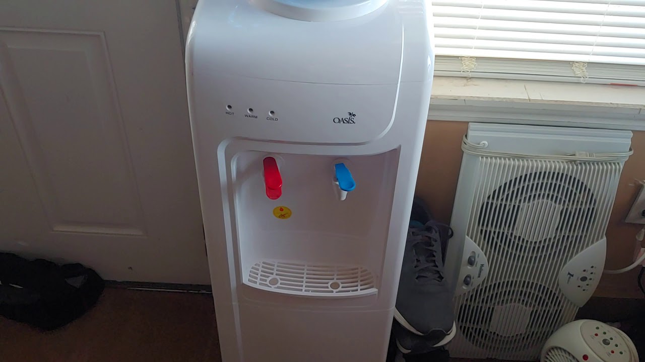 Oasis water dispenser (goodwill find for $5) - YouTube