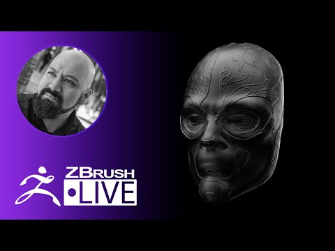 Creating a 3D mask in ZBrush! - Miguel Guerrero - ZBrush 2021