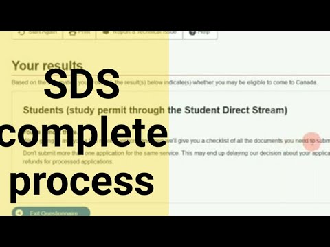 Apply Canada Study Permit (Student Direct Stream) VISA application Step by Step