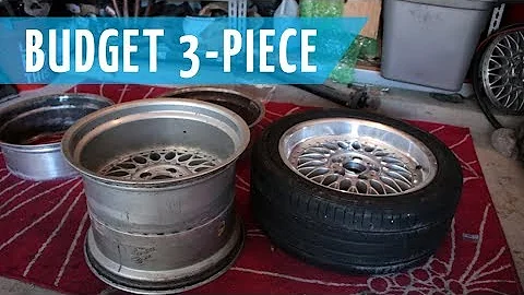 Budget 3 Piece BBS Wheels Build | Part 1: Splitting the 2 Piece Style 5s