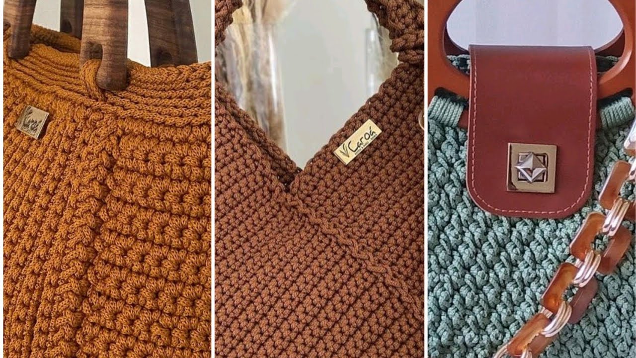 Modern Crochet Bag with Easy Pattern | Full Video #crochet #knittig #crochetbags