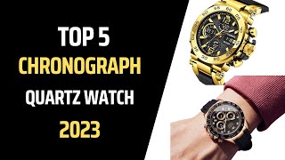 TOP 5 CHRONOGRAPH QUARTZ MEN WATCH- Top Brands Multifunctional Luminous Waterproof Leather Strap