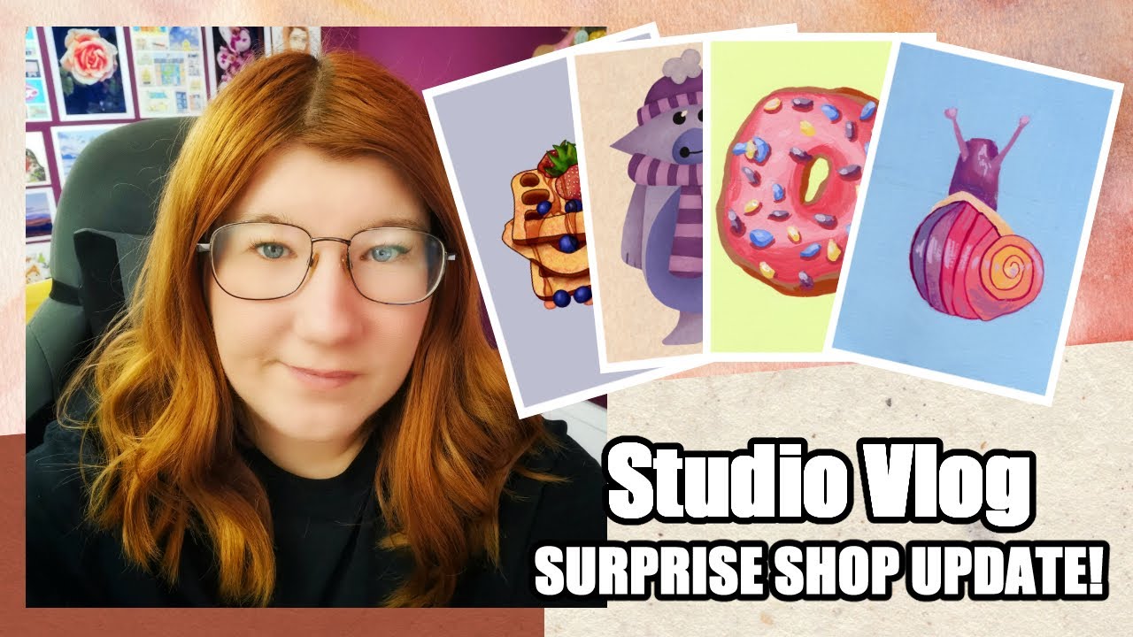 Studio Vlog | Adding Prints To My Shop | Future Art Plans | Instagram Prep