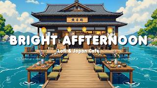 Bright Afternoon 🌤️ Tranquil Japan Cafe on the Ocean Pier 🌊 Relaxing Lo-fi Jazz for Calm & Focus screenshot 1