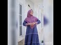 Supplier busana muslim luvena shafina dress original brand gamis blue aisy 99 shop