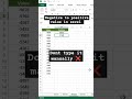 Excel tips and tricks