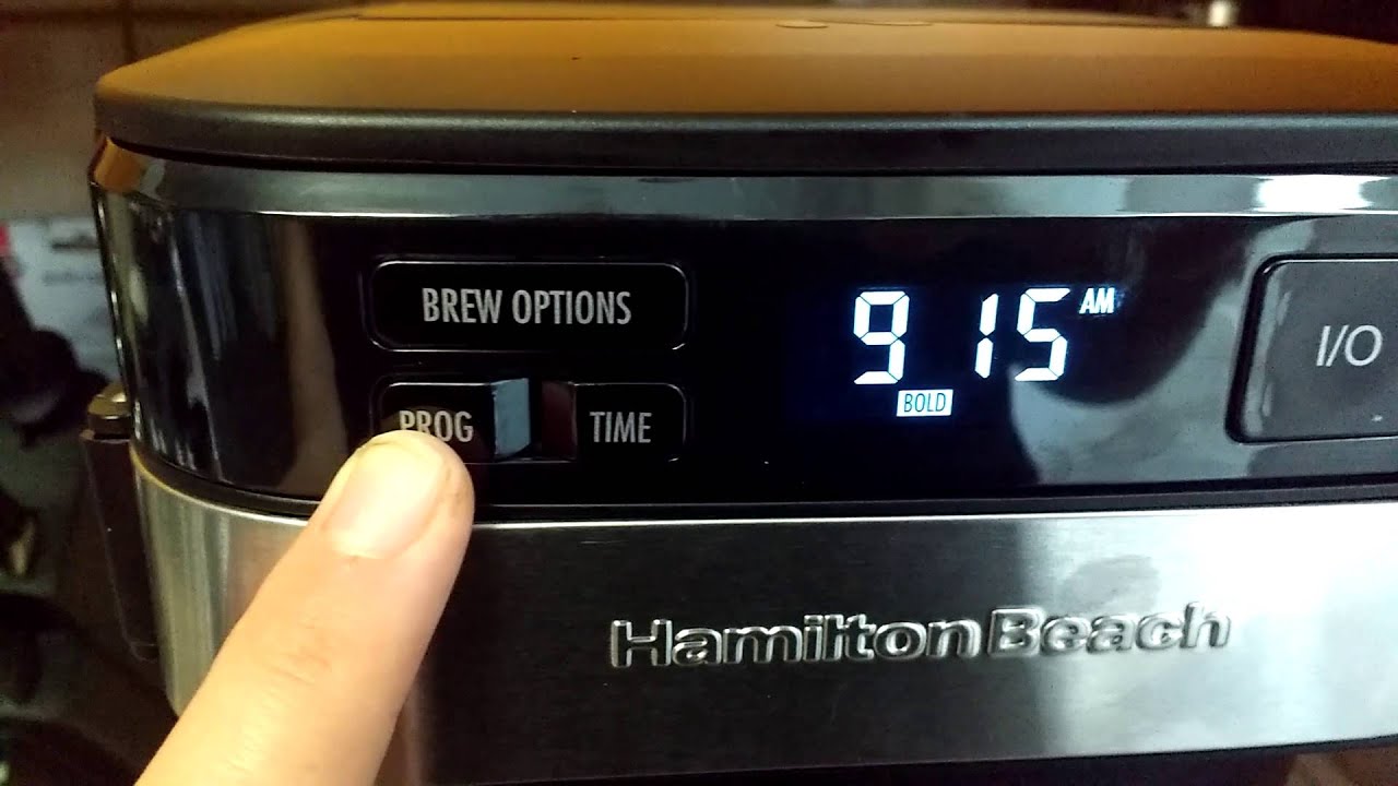 Hamilton Beach Programmable Coffee Maker, 12 Cups 46310 TESTED