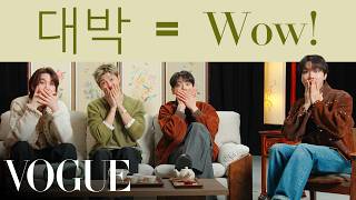 Bts 방탄소년단 Teaches You Korean Vogue
