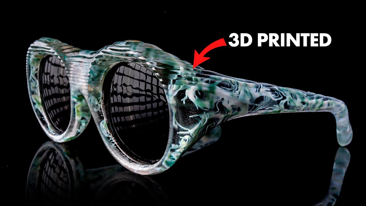 Designed Sunglasses a $200,000 3D Printer & AI - YouTube
