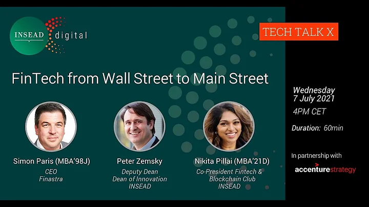 FinTech from Wall Street to Main Street w/ Simon P...