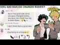 'Deku and Bakugo switched bodies?!' - BNHA/MHA group chat (texting story)