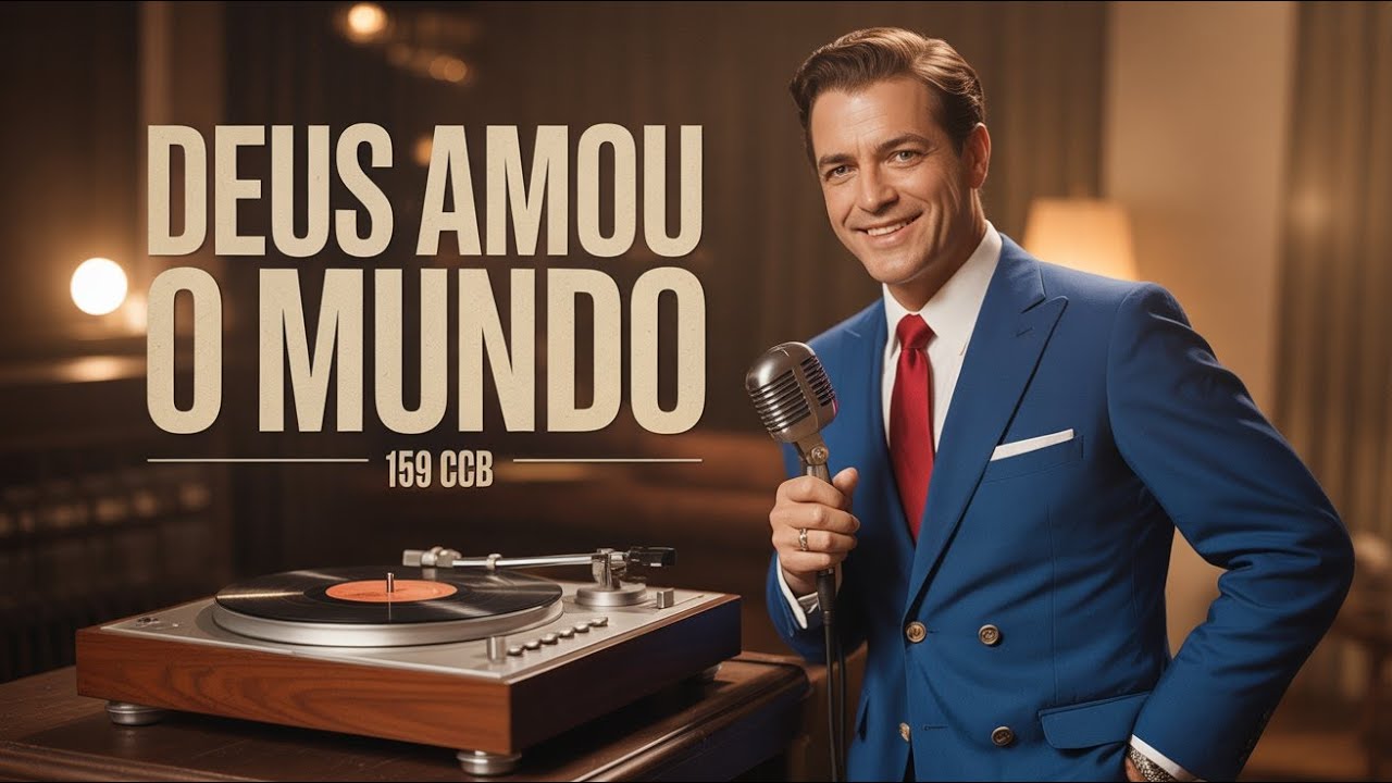 HINO 159 CCB | DEUS AMOU O MUNDO | DISCO DE VINIL 1970´S