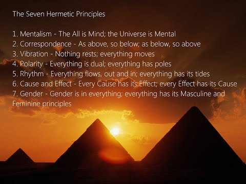 Hermetic principles