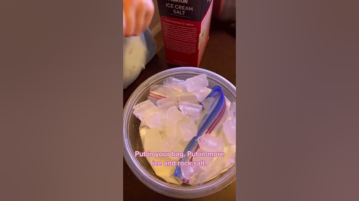 DIY Ice Cream in a Bag #shorts