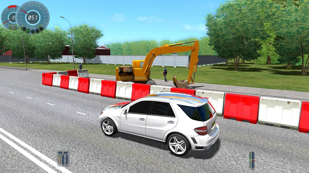 City car driving мерседес