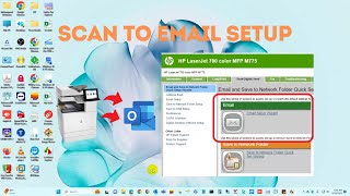 How to Setup Scan to Email HP LaserJet 700 MFP m775 Simple steps Problem Solved@HDAMSTech screenshot 3