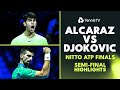 Novak Djokovic vs Carlos Alcaraz Match Highlights! | Nitto ATP Finals 2023 image